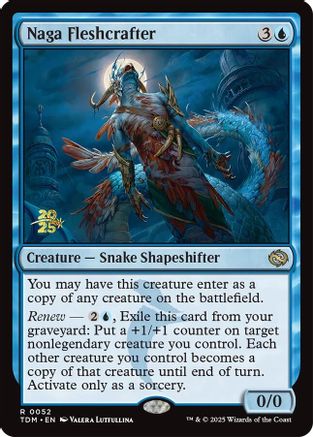 Naga Fleshcrafter (052) Foil - Prerelease Cards