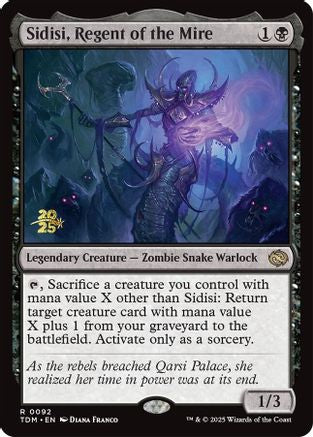 Sidisi, Regent of the Mire (092) Foil - Prerelease Cards
