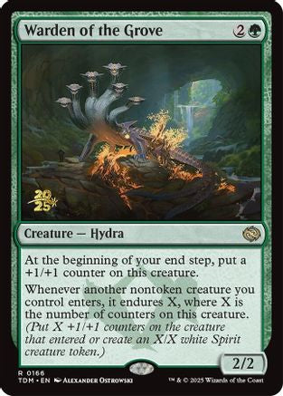 Warden of the Grove (166) Foil - Prerelease Cards