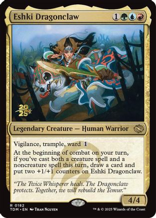 Eshki Dragonclaw (182) Foil - Prerelease Cards