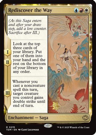 Rediscover the Way (215) Foil - Prerelease Cards
