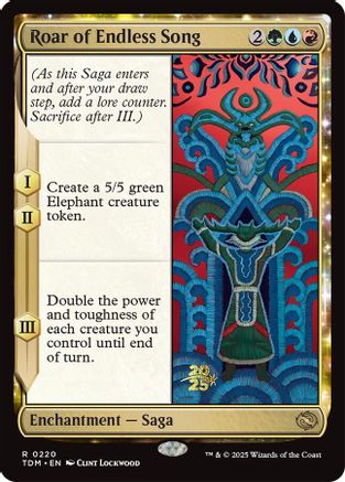Roar of Endless Song (220) Foil - Prerelease Cards