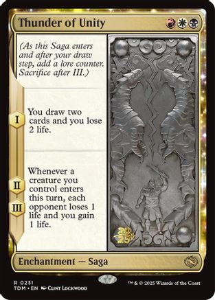 Thunder of Unity (231) Foil - Prerelease Cards