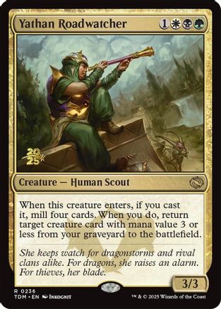 Yathan Roadwatcher (236) Foil - Prerelease Cards