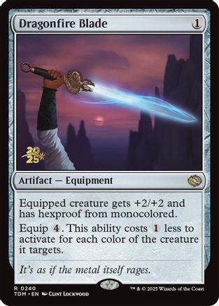 Dragonfire Blade (240) Foil - Prerelease Cards