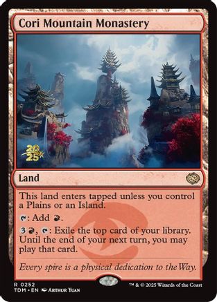 Cori Mountain Monastery (252) Foil - Prerelease Cards