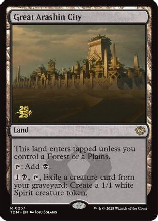 Great Arashin City (257) Foil - Prerelease Cards