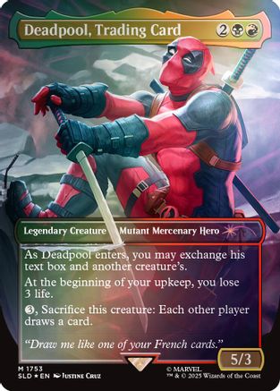 Deadpool, Trading Card (1753) - Secret Lair Drop