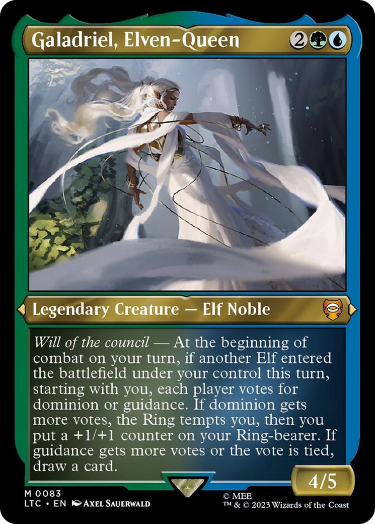 Galadriel, Elven-Queen (Display Commander) [The Lord of the Rings: Tales of Middle-Earth Commander] | Silver Goblin