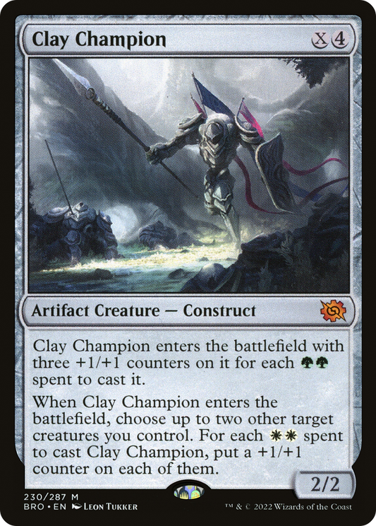 Clay Champion [The Brothers' War] Foil