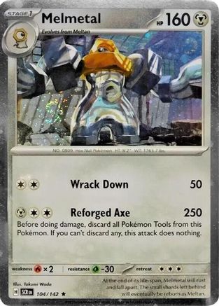 Melmetal - 104/142 (Cosmos Holo) (104) Holofoil - Miscellaneous Cards & Products