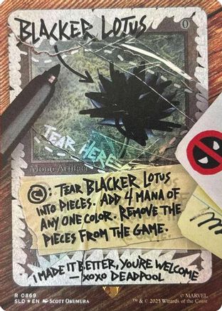 Blacker Lotus (869) Foil - Secret Lair Drop