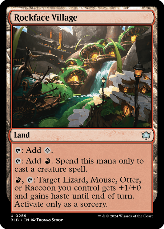 Rockface Village [Bloomburrow] Foil