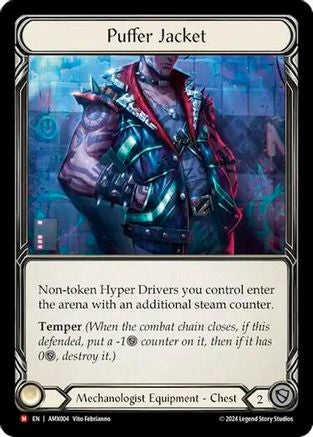 Puffer Jacket (AMX004) Rainbow Foil - Armory Deck: Maxx Nitro