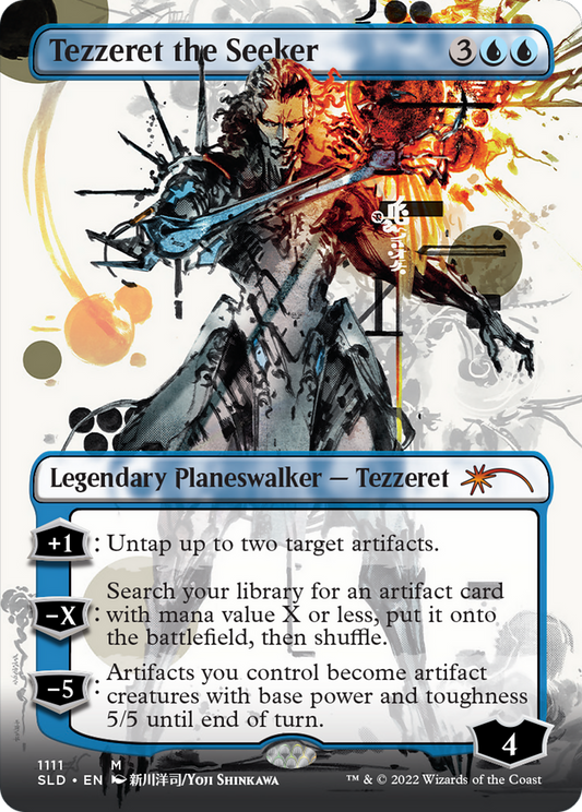 Tezzeret the Seeker (Borderless) [Secret Lair Drop Series] Foil
