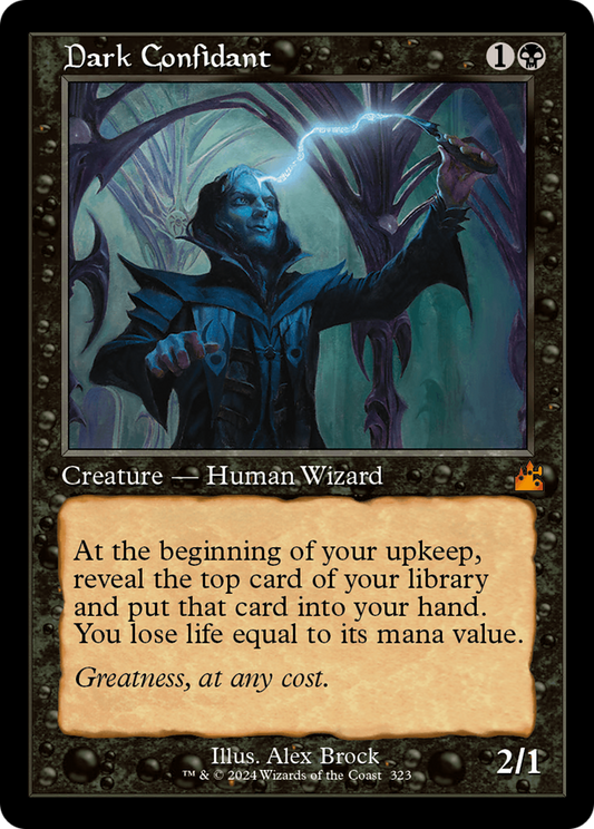 Dark Confidant (Retro Frame) [Ravnica Remastered] Foil