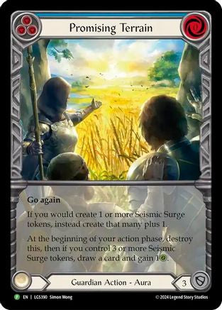 Promising Terrain (LGS390) Rainbow Foil - Flesh and Blood: Promo Cards