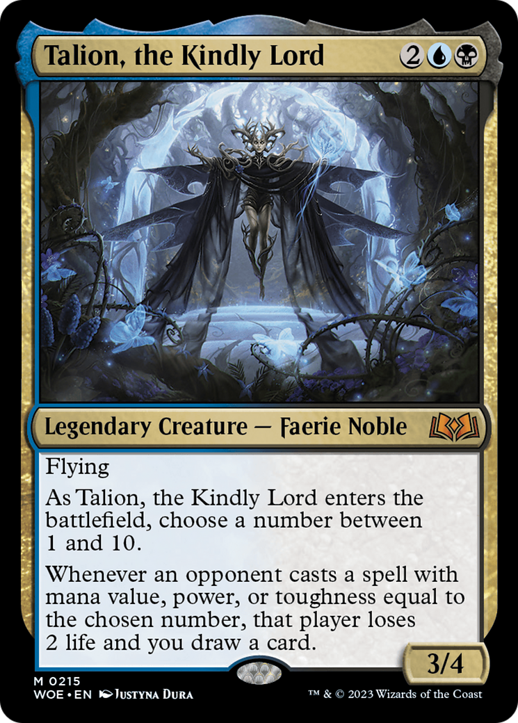 Talion, the Kindly Lord [Wilds of Eldraine] Foil