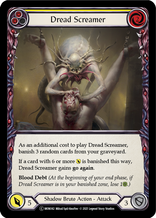 Dread Screamer (Yellow) Unlimited Edition  (MON142) - Monarch | Silver Goblin