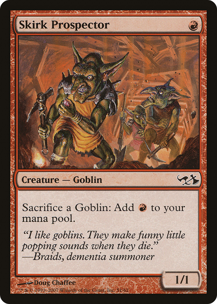 Skirk Prospector [Duel Decks: Elves vs. Goblins] | Silver Goblin