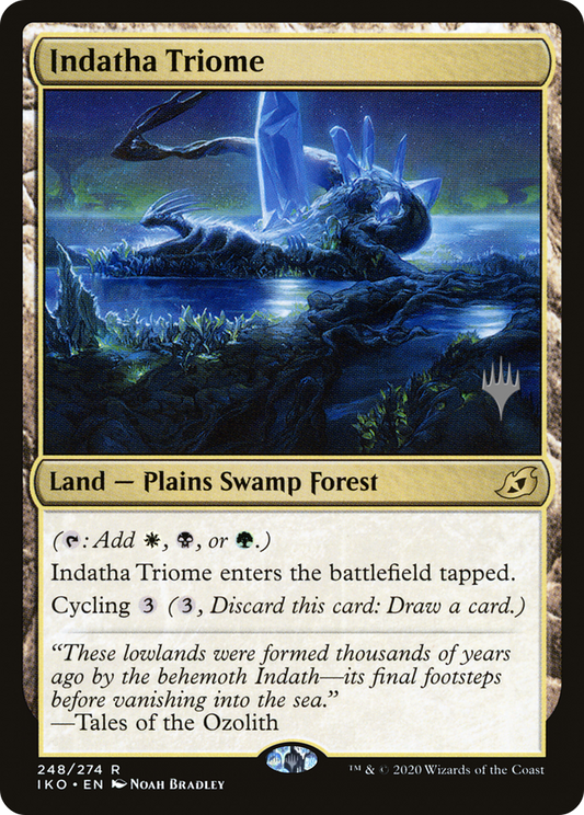 Indatha Triome (Promo Pack) [Ikoria: Lair of Behemoths Promos] Foil