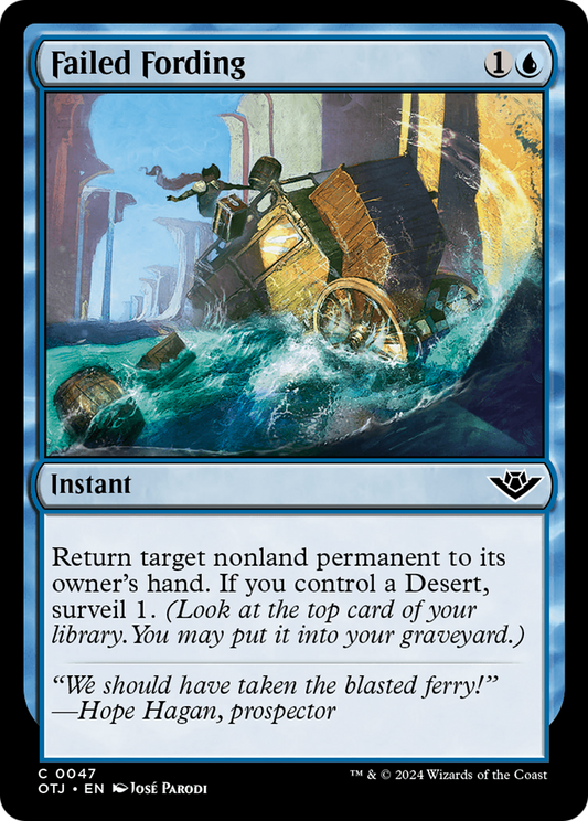 Failed Fording [Outlaws of Thunder Junction] Foil
