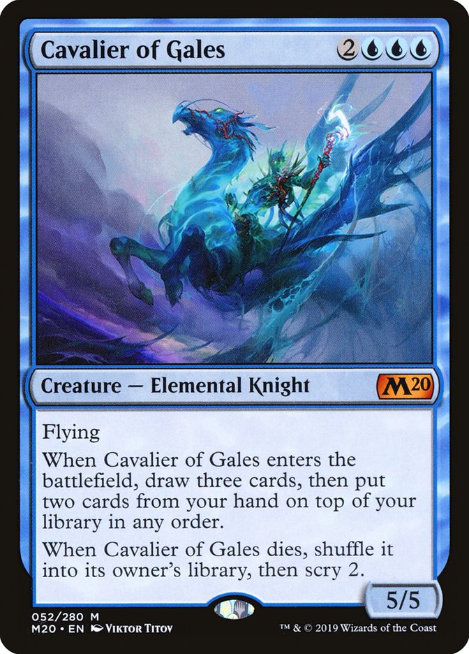 Cavalier of Gales [Core Set 2020] | Silver Goblin