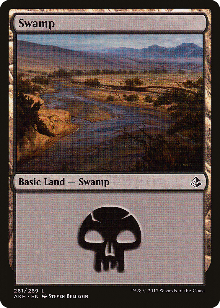 Swamp (261) [Amonkhet] Foil