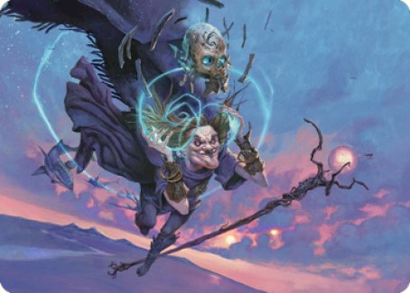 Zur, Eternal Schemer Art Card 1 [Dominaria United Art Series] | Silver Goblin