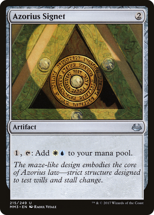 Azorius Signet [Modern Masters 2017] Foil