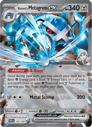 Steven's Metagross ex (145) Holofoil - Destined Rivals