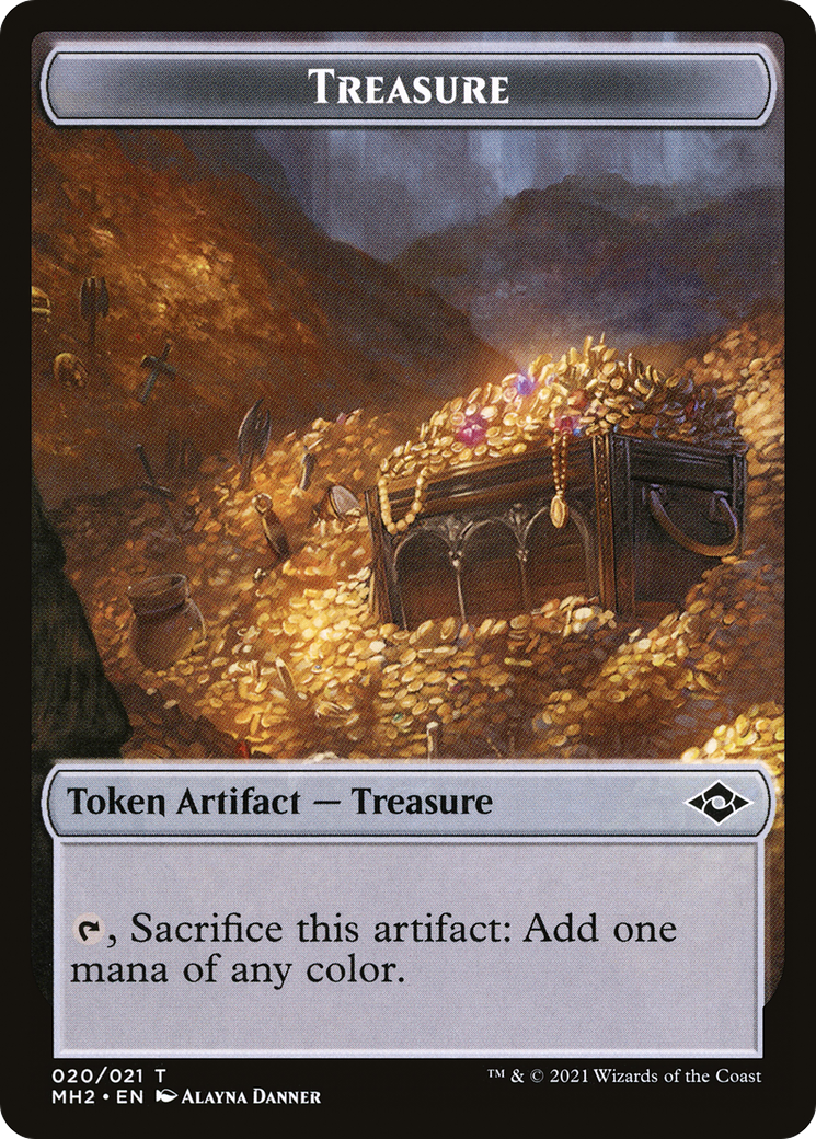 Treasure Token (020) - Modern Horizons 2 Tokens