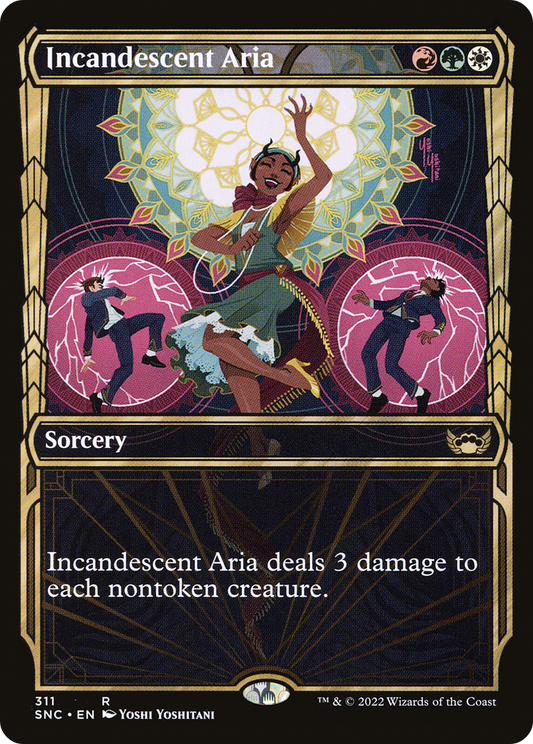 Incandescent Aria (Showcase Golden Age) [Streets of New Capenna] Foil