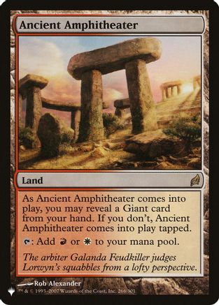 Ancient Amphitheater (LRW) (266) - The List Reprints