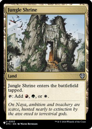 Jungle Shrine (OTC) (303) - The List