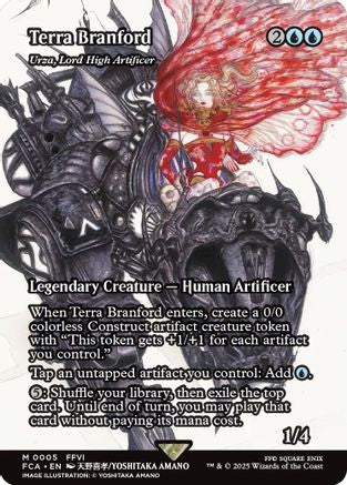 Terra Branford - Urza, Lord High Artificer (Showcase) (005) Foil - FINAL FANTASY: Through the Ages