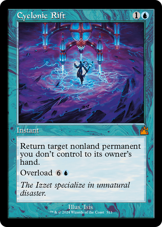 Cyclonic Rift (Retro Frame) [Ravnica Remastered] Foil