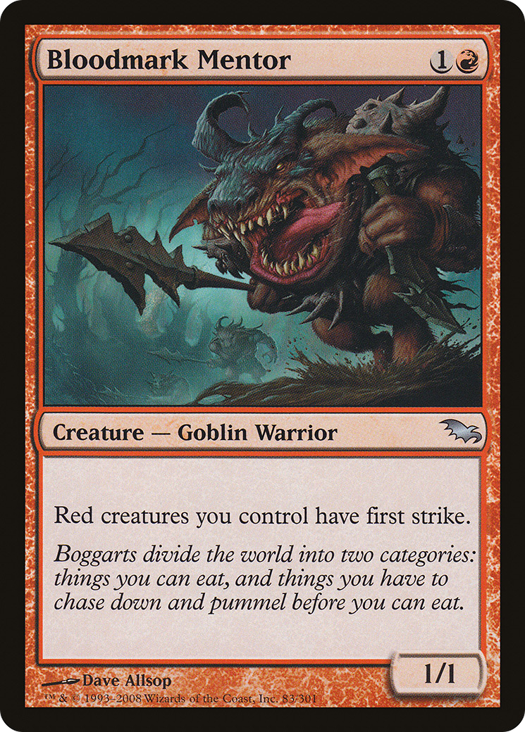 Bloodmark Mentor [Shadowmoor] | Silver Goblin