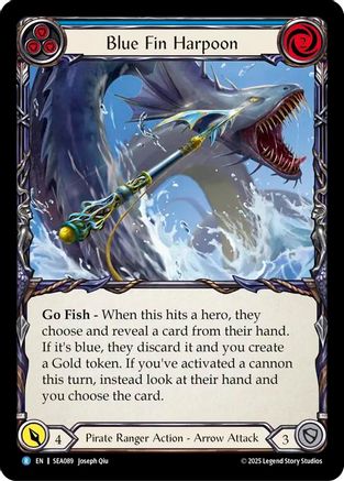 Blue Fin Harpoon (SEA089) Rainbow Foil - High Seas