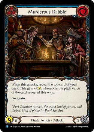 Murderous Rabble (SEA137) Rainbow Foil - High Seas