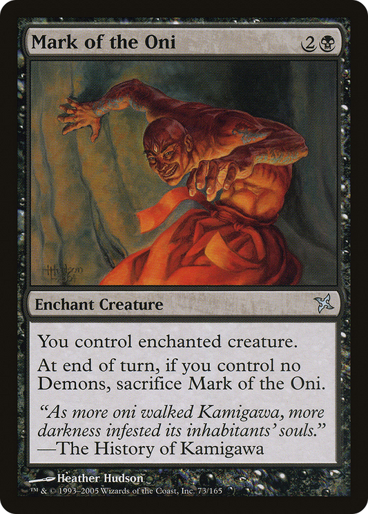 Mark of the Oni [Betrayers of Kamigawa] Foil