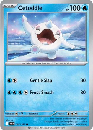 Cetoddle (64) Reverse Holofoil - SV10 Destined Rivals