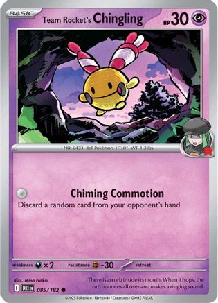 Team Rocket's Chingling (85) Reverse Holofoil - Destined Rivals