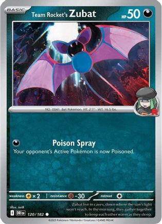 Team Rocket's Zubat (120) - Destined Rivals