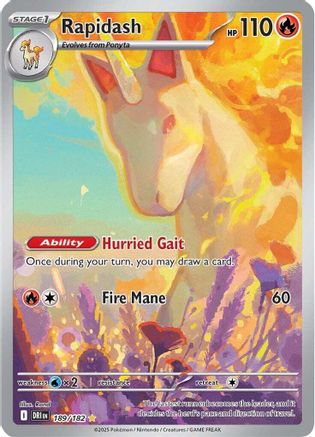 Rapidash (189) Holofoil - Destined Rivals