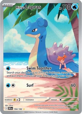 Misty's Lapras (194) Holofoil - Destined Rivals