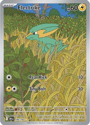Electrike - 196/182 (196) Holofoil - SV10 Destined Rivals