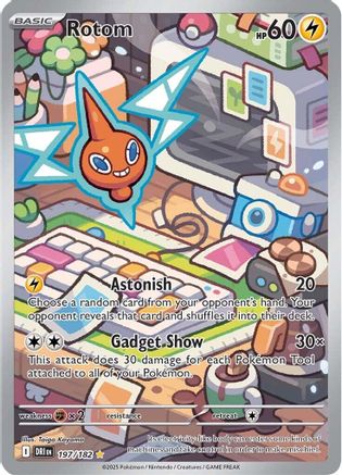 Rotom - 197/182 (197) Holofoil - SV10 Destined Rivals