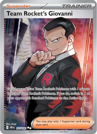 Team Rocket's Giovanni - 225/182 (225) Holofoil - SV10 Destined Rivals