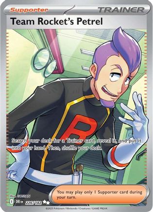 Team Rocket's Petrel - 226/182 (226) Holofoil - SV10 Destined Rivals